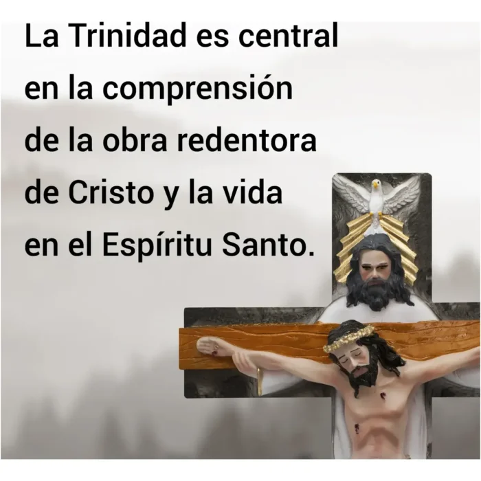 Crucifijo Santísima Trinidad de Pared 45 cm | Protección - Image 7
