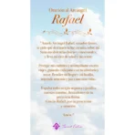 Arcángel Rafael: Figura Acabado Metálico de Sanación con Ojo de Vidrio - Image 5