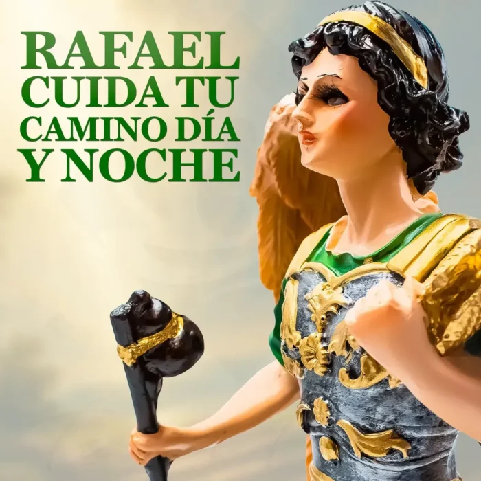 Arcángel San Rafael | Figura con Ojo de Vidrio - Image 6