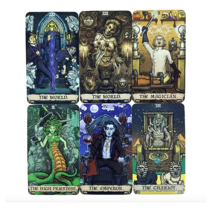 Terror Tarot | Arcanos Mayores | Tamaño Pocket - Image 2