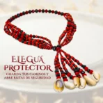 Mazo de Eleguá Protector | Abre Caminos y Cuida Rutas | Rojo y Negro - Image 3