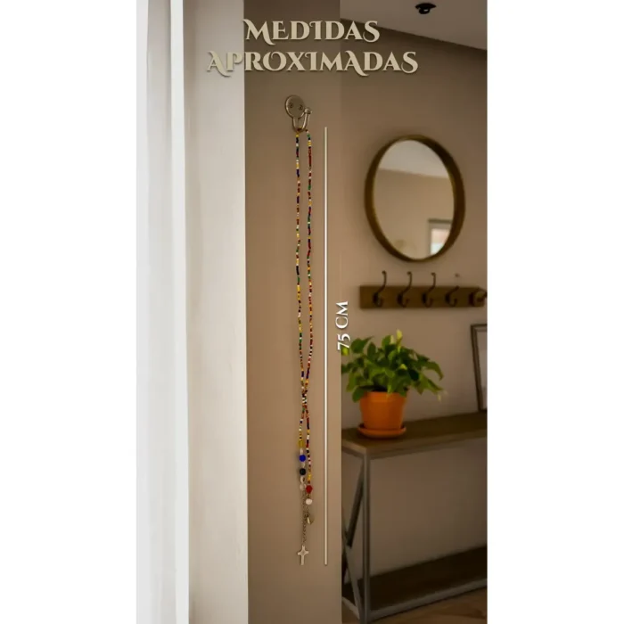 Collar Mazo Bandera | Protección de Orishas y Santería 75 cm - Image 2