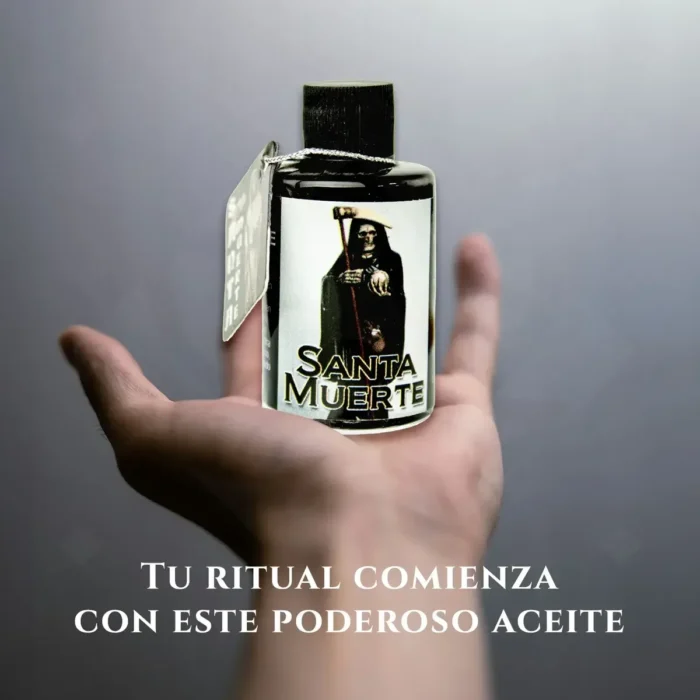 Aceite Santa Muerte Negra | Consagración y Protección Fuerte - Image 3
