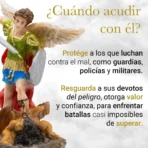Arcángel San Miguel | Figura con Ojo de Vidrio 14 cm - Image 6