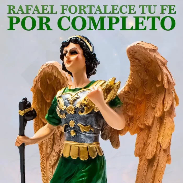 Arcángel San Rafael | Figura con Ojo de Vidrio - Image 5