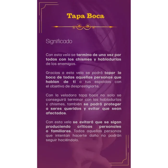 Veladora de Gel Tapa Boca | Protección Anti Chismes y Envidias - Image 5