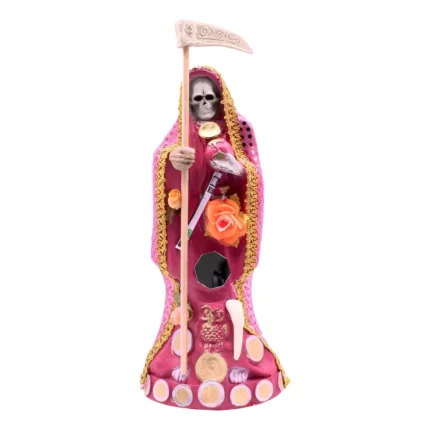 Santa Muerte Rosa Vestida 24 cm | Amor