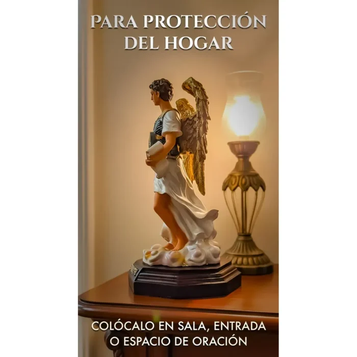 Arcángel San Gabriel | Figura con Ojo de Vidrio - Image 3