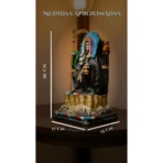 Santa Muerte Azteca Sentada Negra | Defensa y Protección - Image 2