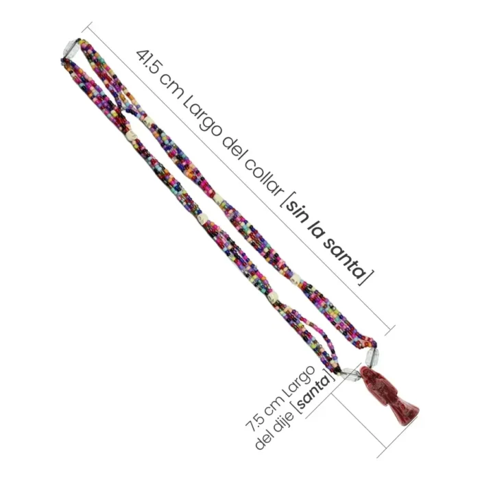 Mazo Santa Muerte Roja | Amor, Pasión y Deseo | Curado 47 cm - Image 4