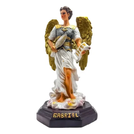 Arcángel San Gabriel | Figura con Ojo de Vidrio