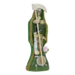 Santa Muerte Vestida Verde 30cm | Justicia y Protección | Curada - Image 4