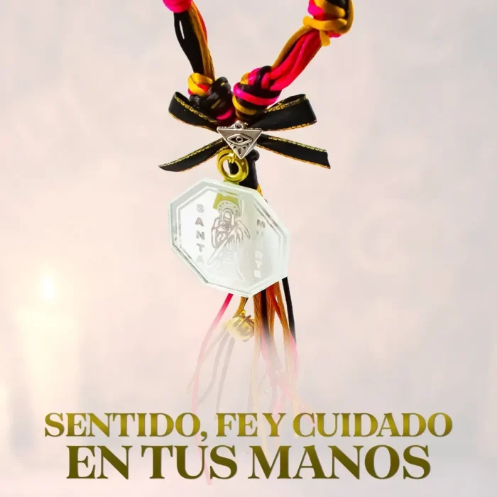 Mazo Santa Muerte con Espejo | Protección y Dinero | Amuleto - Image 4
