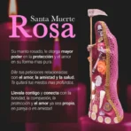 Santa Muerte Rosa Vestida 30 cm | Amor, Armonía y Paz - Image 4