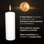 Cirio Blanco para Limpias y Amarres de Amor | Velón Grande - Image 8
