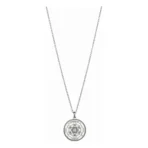 Collar Cubo de Metatrón | Sigilo en Plata Ley | Protección 30 cm