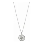 Collar Cubo de Metatrón | Sigilo en Plata Ley | Protección 30 cm