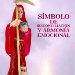 Santa Muerte Rosa Transparente 15 cm | Amor y Sanación | Curada - Image 2