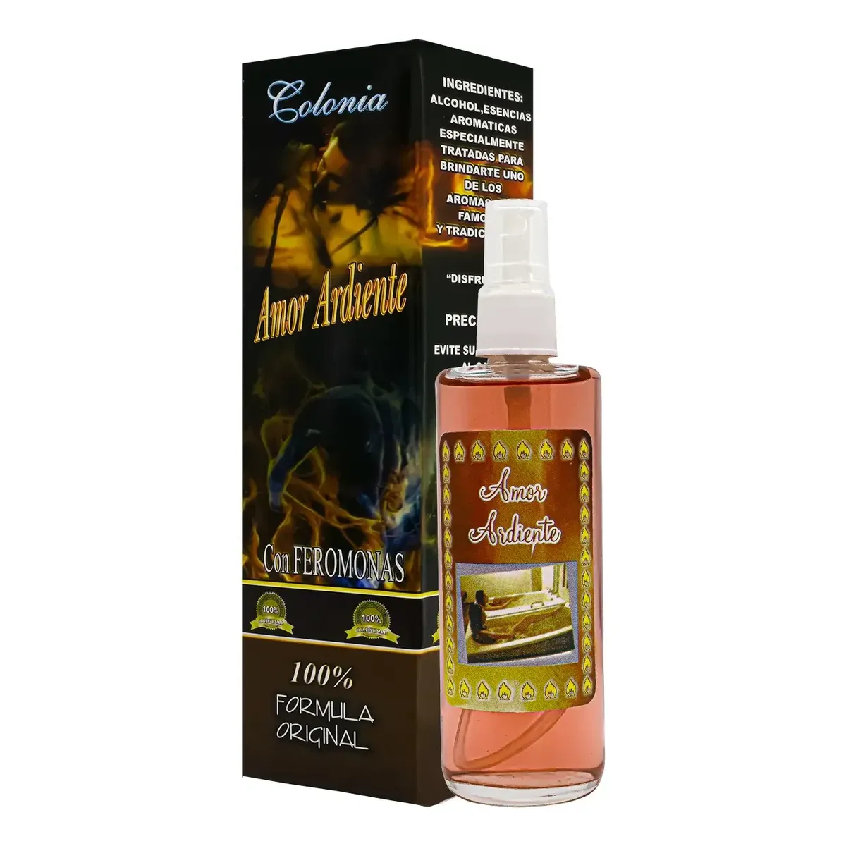 Perfume Amor Ardiente con Feromonas | Loción de Pasión y Deseo Perfume Amor Ardiente con Feromonas | Loción de Pasión y Deseo