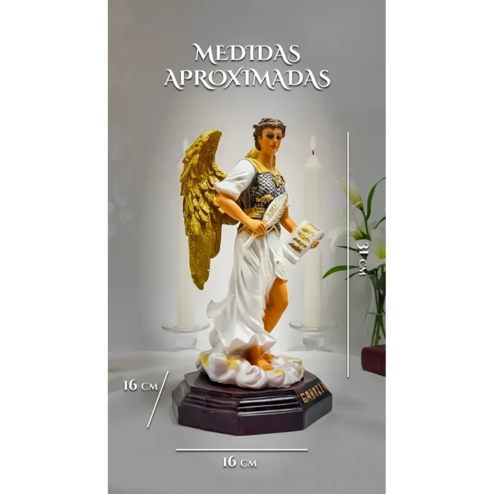 Arcángel San Gabriel | Figura con Ojo de Vidrio - Image 6