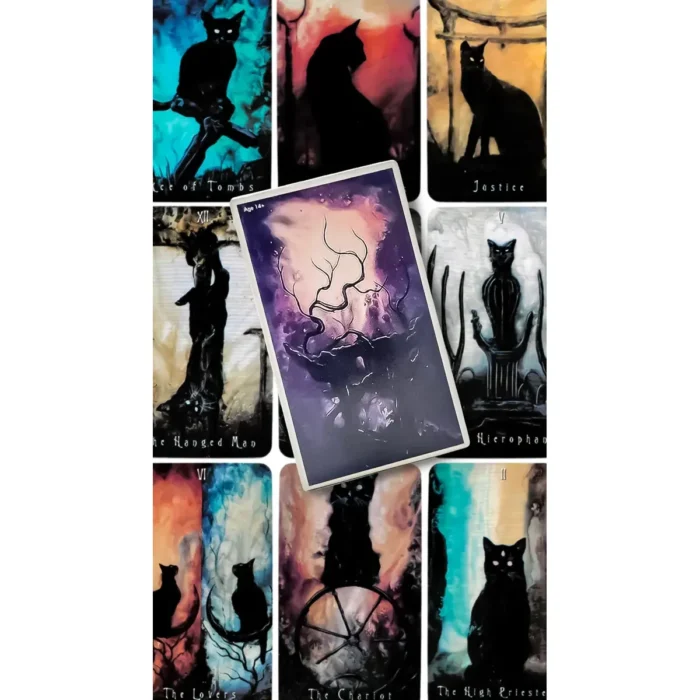 Haunted Cat Tarot | El Tarot del Gato Embrujado | Edición de Bolsillo - Image 6