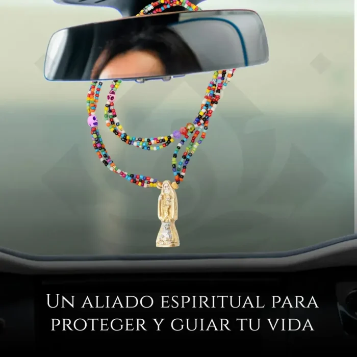 Rosario Santa Muerte Dorada | Prosperidad y Éxito - Image 4