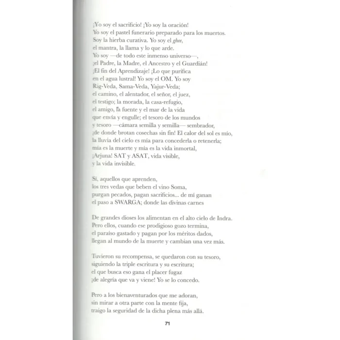 Bhagavad Gita | El Canto del Señor y Sabiduría Eterna | Editorial EMU - Image 6