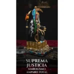 Santa Muerte Azteca Sentada Negra | Defensa y Protección - Image 6