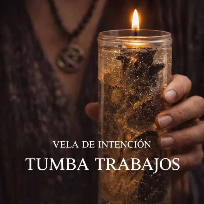 Veladora de Gel Tumba Trabajo | Corta Brujerías y Abre Caminos - Image 2