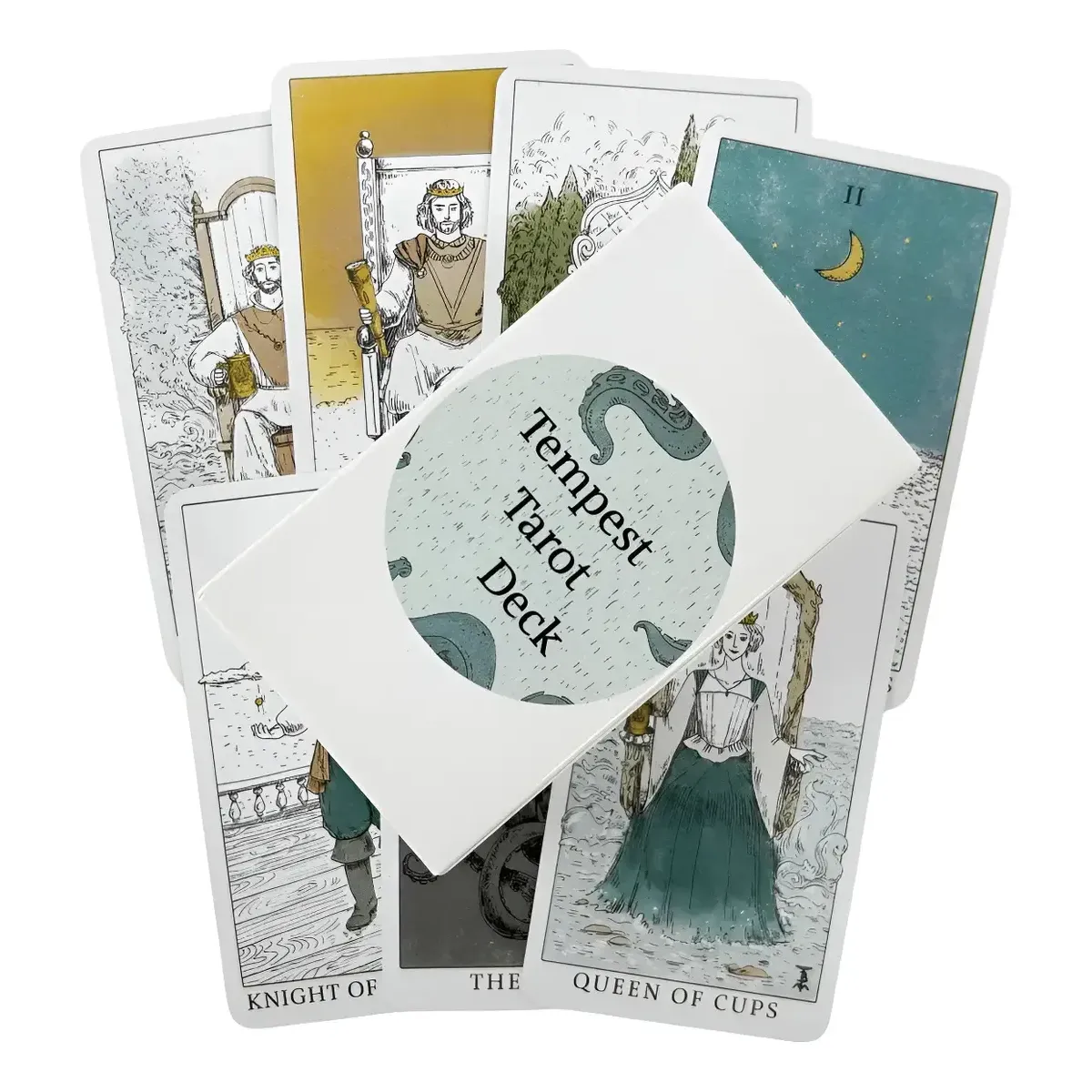 Tempest Tarot Deck | Baraja del Mar | Tamaño Pocket Tempest Tarot Deck | Baraja del Mar | Tamaño Pocket