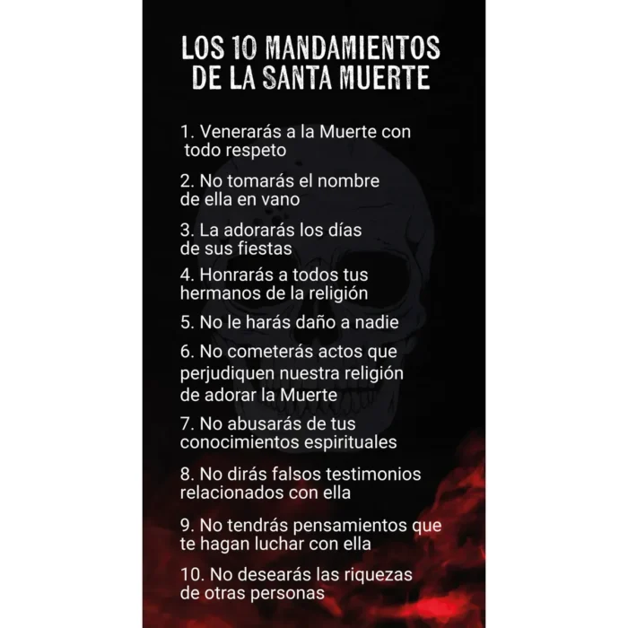 Mazo Santa Muerte Reversible | Contra Envidias y Daños 47 cm - Image 9