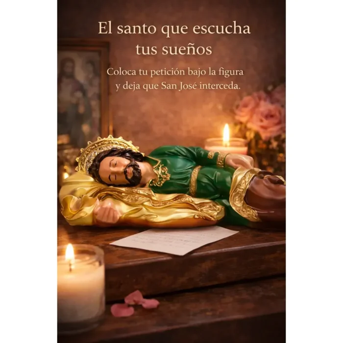 Figura San Jose Dormido Resina Proteccion Bendicion NO ESTÁ PUBLICADO - Image 2