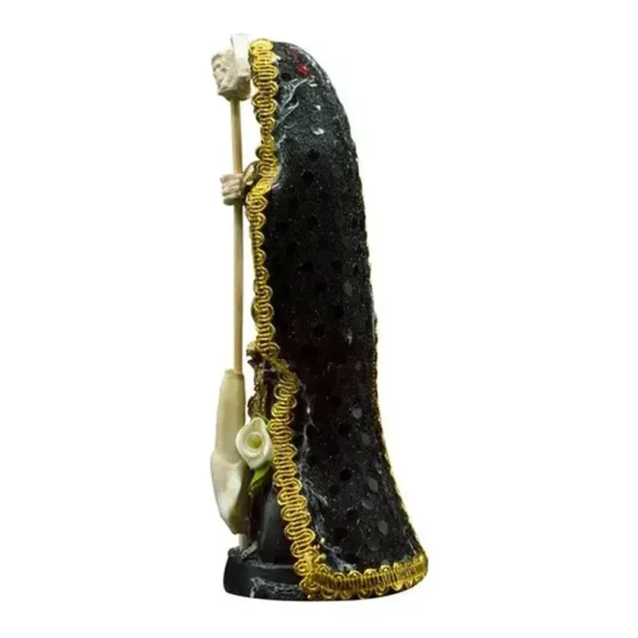 Santa Muerte Reversible Vestida | 15 cm | Doble Protección - Image 2