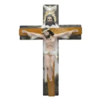 Crucifijo Santísima Trinidad de Pared 45 cm | Protección