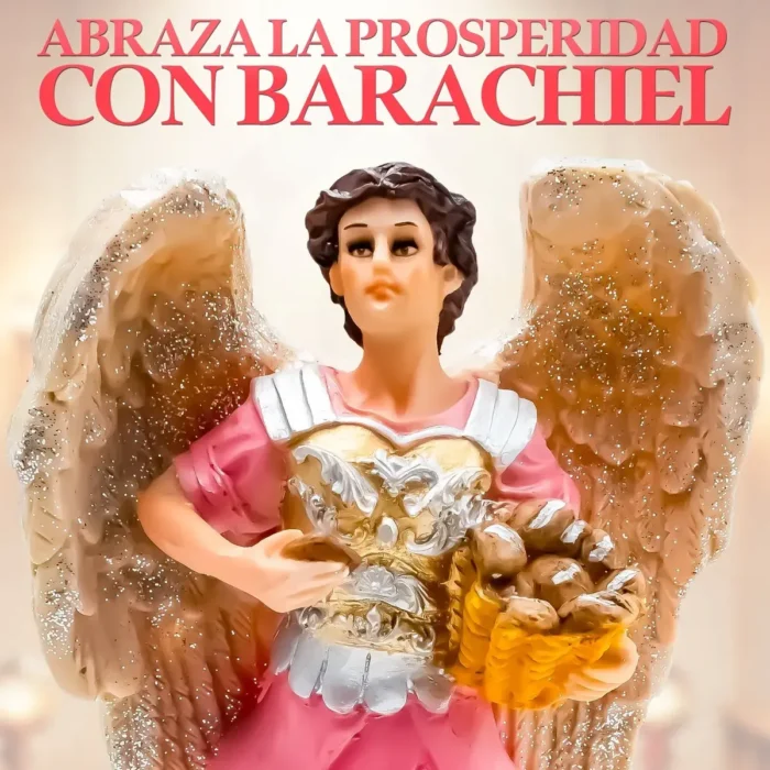 Arcángel San Barachiel | Escultura con Ojos de Vidrio - Image 6