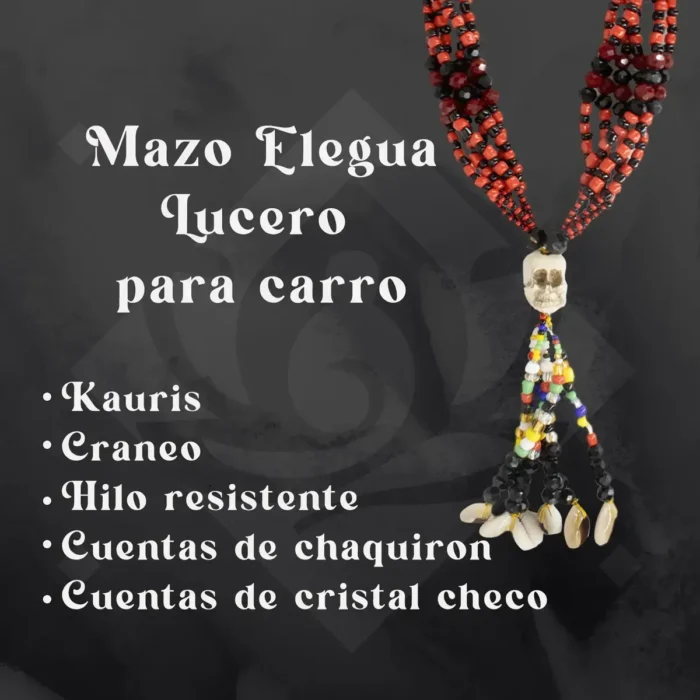 Mazo de Eleguá y Lucero para Carro | Protección con Muerto - Image 4