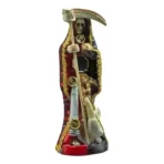 Santa Muerte Reversible Vestida | 15 cm | Doble Protección