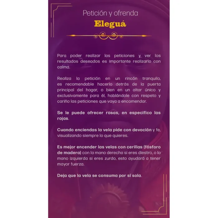 Veladora de Gel Eleguá Abrecaminos | Protección y Ofrenda - Image 10