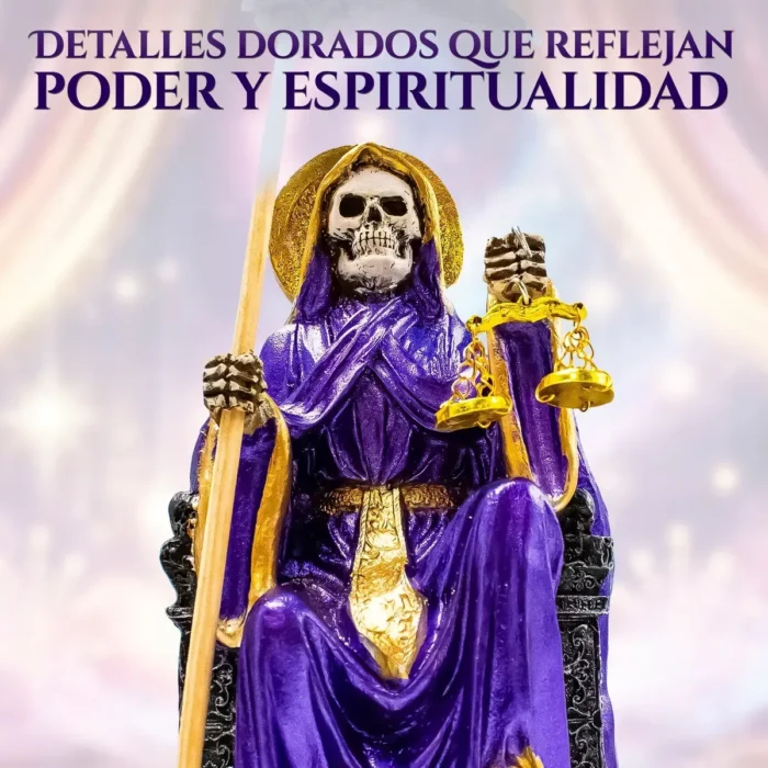 Santa Muerte Morada Suprema | Justicia y Poder | Imagen Curada - Image 4