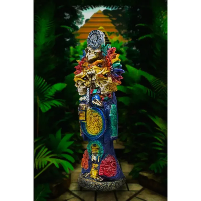 Santa Muerte Azteca Jaguar | Protección Guerrera | Curada - Image 2