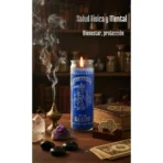 Veladora de la Salud Azul | Bienestar Físico y Mental - Image 3