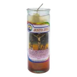 Veladora de Gel Justo Juez | Ritual para Problemas Legales