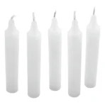 100 Velas de Parafina 9 cm | Santería y Ofrendas (Paquete)