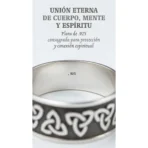 Anillo Triquetra Nudo Celta | Plata Ley | Amuleto de Protección - Image 6
