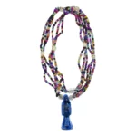 Rosario Santa Muerte Azul | Justicia y Protección | Ritualizado