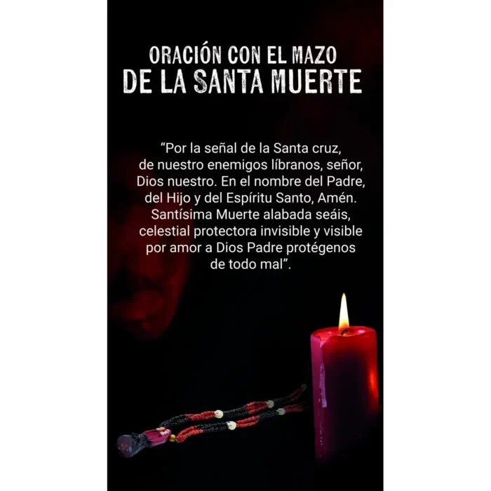 Mazo Santa Muerte Reversible | Contra Envidias y Daños 47 cm - Image 4