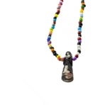 Collar Rosario Santa Muerte Negra | Un Hilo Eleke - Image 2