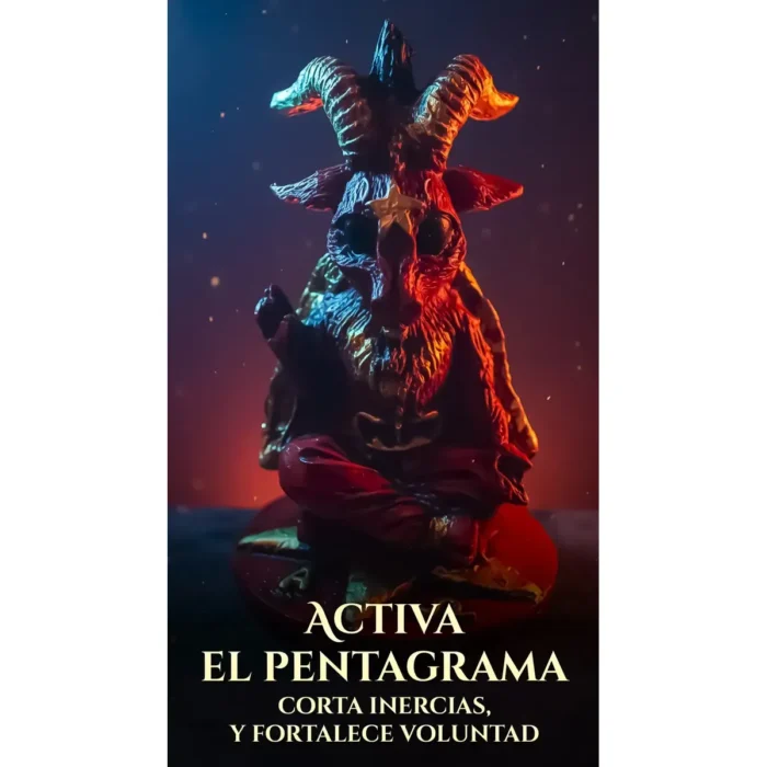 Figura Baphomet Roja | Magia, Ritual y Poder Interior 14 cm - Image 5