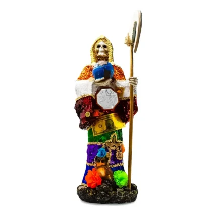 Santa Muerte Vestida 7 Potencias 70cm | Curada