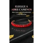 Pulsera Eleguá y Lucero | Abre Caminos Roja y Negra - Image 2